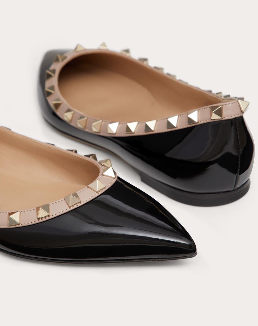 PATENT ROCKSTUD BALLET FLAT - Image 2